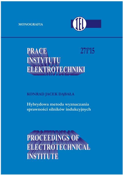 Обложка книги под заглавием:Prace Instytutu Elektrotechniki, zeszyt 271