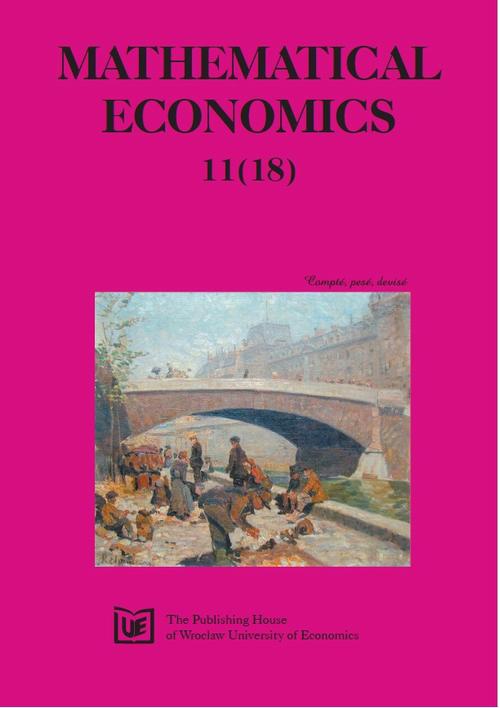 Обкладинка книги з назвою:Mathematical Economics 11(8)