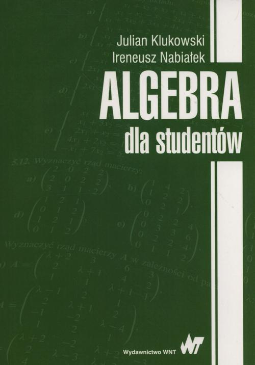 Okładka książki o tytule: Algebra dla studentów