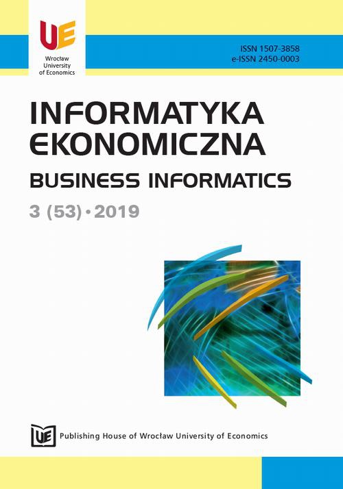 Обкладинка книги з назвою:Informatyka ekonomiczna 3(53)