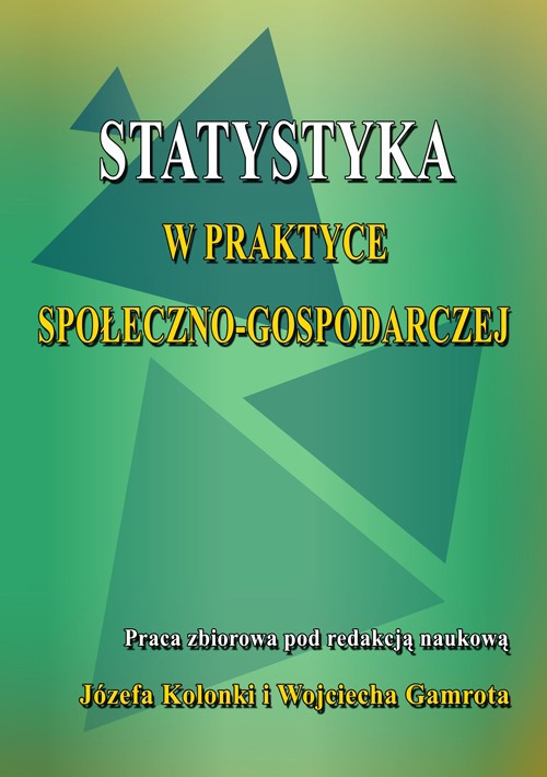 The cover of the book titled: Statystyka w praktyce społeczno-gospodarczej