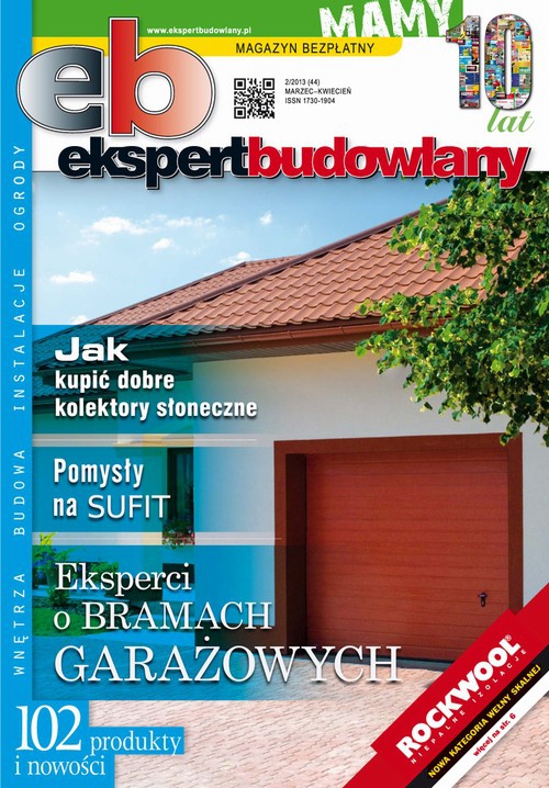 The cover of the book titled: Ekspert Budowlany 2/2013