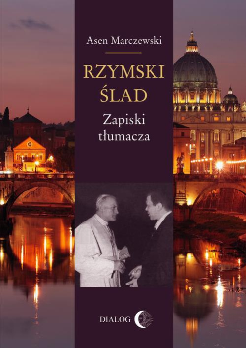 Обложка книги под заглавием:Rzymski ślad