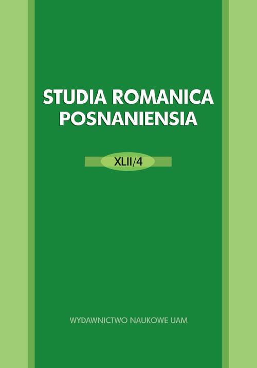 Okładka książki o tytule: Studia Romanica Posnaniensia XLII/2
