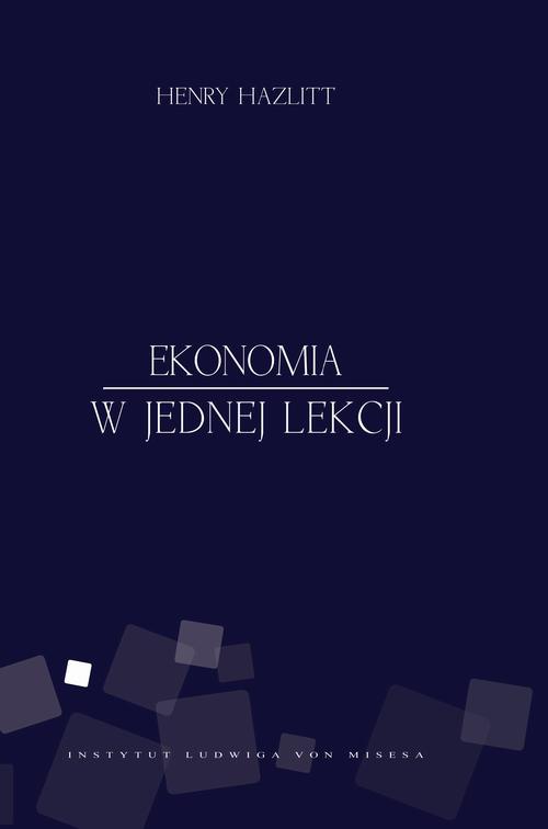 Обложка книги под заглавием:Ekonomia w jednej lekcji