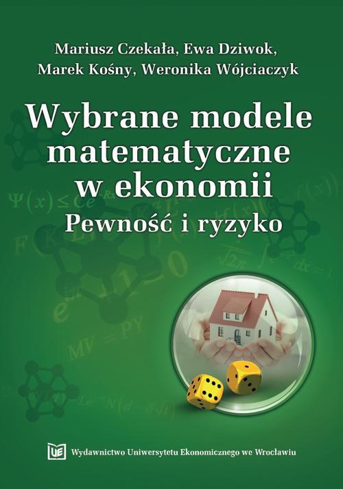 Обложка книги под заглавием:Wybrane modele matematyczne w ekonomii