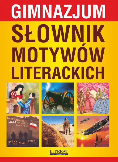 Okładka książki o tytule: Słownik motywów literackich. Gimnazjum