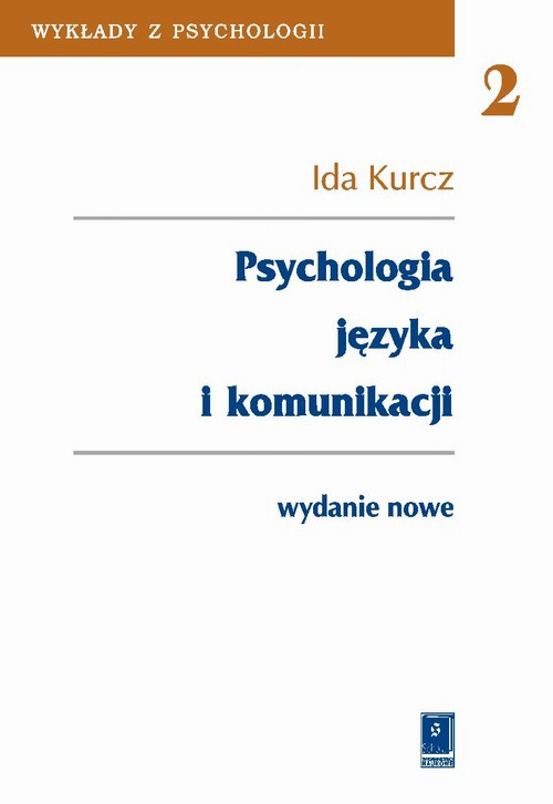 The cover of the book titled: Psychologia języka i komunikacji