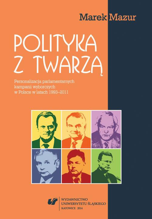 Обложка книги под заглавием:Polityka z twarzą