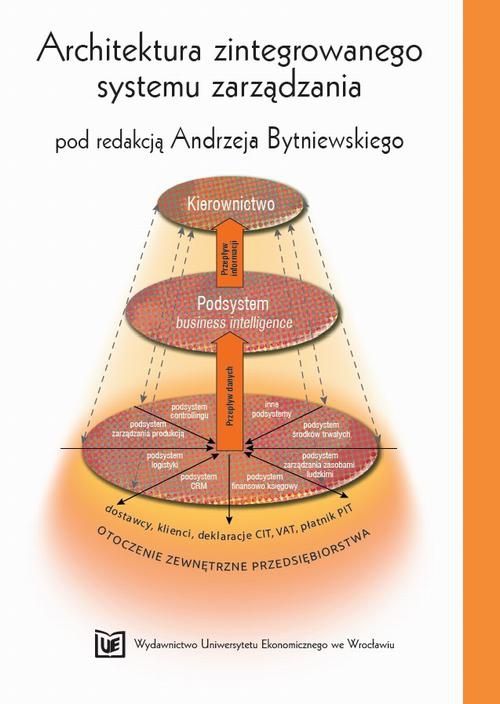 Okładka książki o tytule: Architektura zintegrowanego systemu zarządzania
