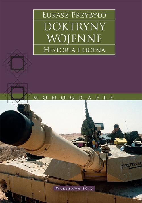 Обложка книги под заглавием:Doktryny wojenne. Historia i ocena