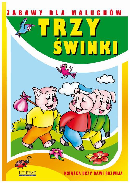 Okładka książki o tytule: Trzy świnki. Zabawy dla maluchów