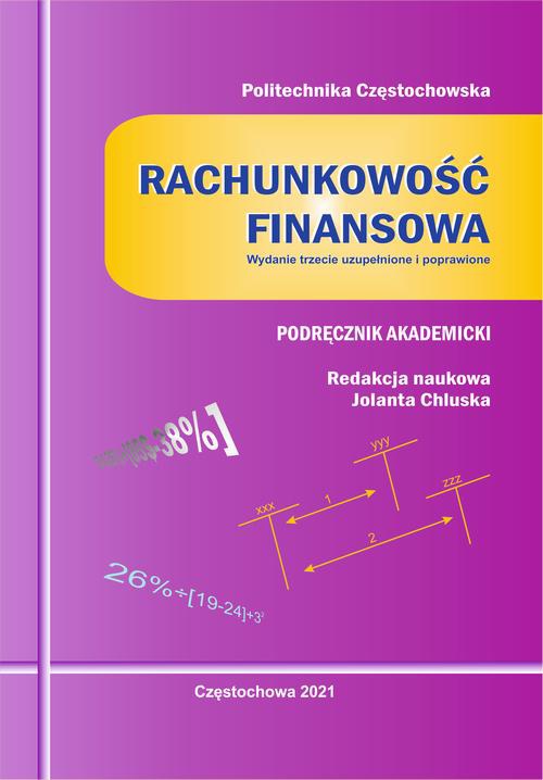 Okładka książki o tytule: Rachunkowość finansowa. Wydanie trzecie uzupełnione i poprawione