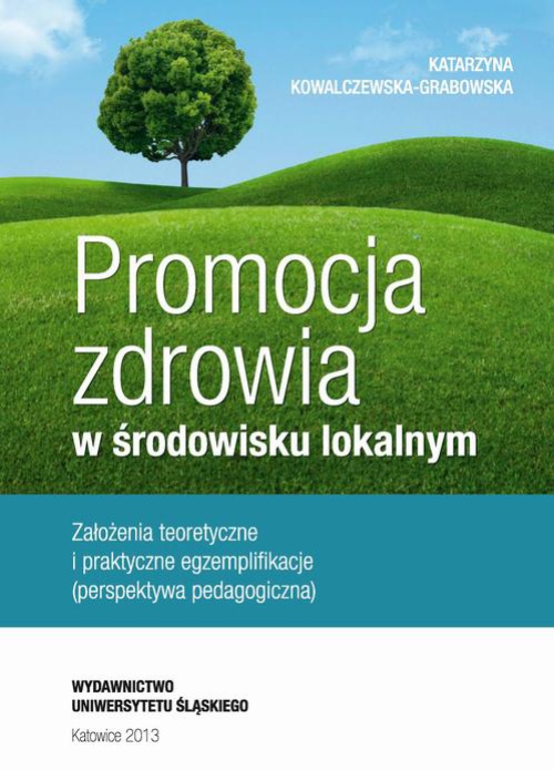 Обложка книги под заглавием:Promocja zdrowia w środowisku lokalnym