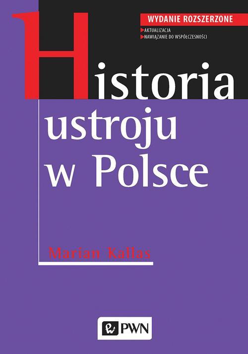 Okładka książki o tytule: Historia ustroju w Polsce