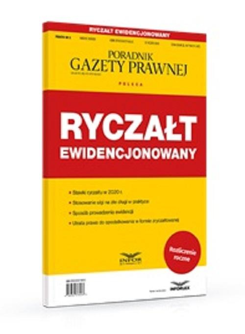 The cover of the book titled: Ryczałt ewidencjonowany