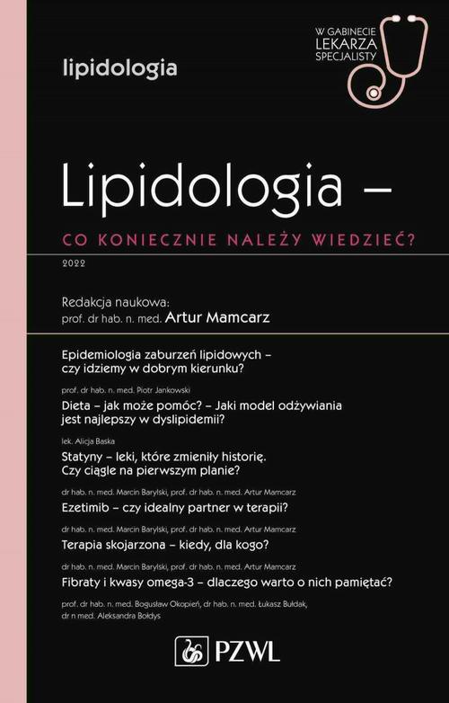 The cover of the book titled: W gabinecie lekarza specjalisty. Lipidologia – co koniecznie należy wiedzieć?