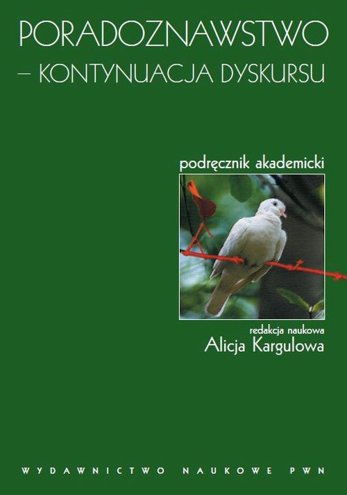 Обложка книги под заглавием:Poradoznawstwo - kontynuacja dyskursu