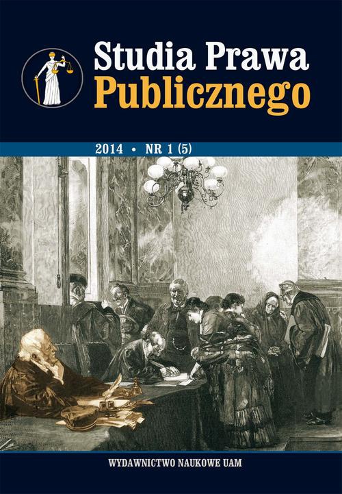 Okładka książki o tytule: Studia Prawa Publicznego 1/2014