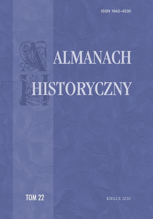 The cover of the book titled: Almanach Historyczny, t. 22