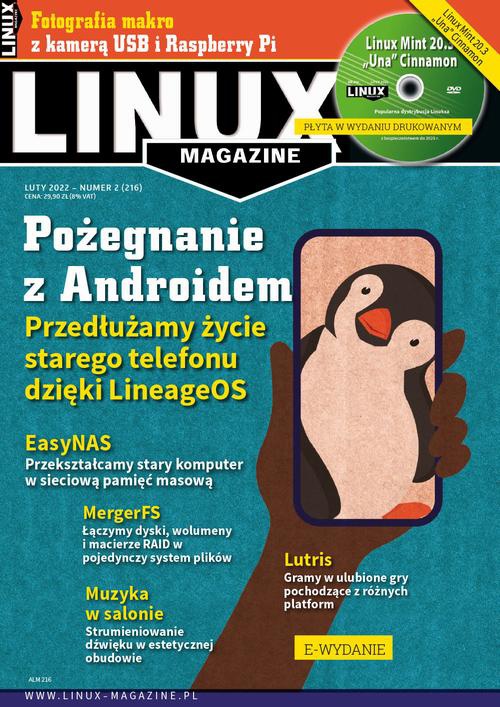 Okładka książki o tytule: Linux Magazine (luty 2022)