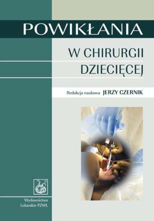 Обложка книги под заглавием:Powikłania w chirurgii dziecięcej