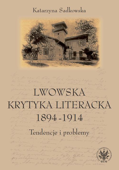 Okładka:Lwowska krytyka literacka 1894-1914 