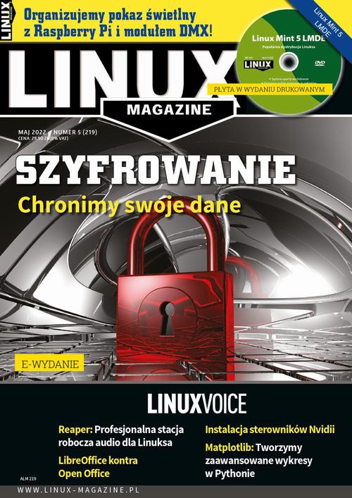 Обложка книги под заглавием:Linux Magazine (maj 2022)