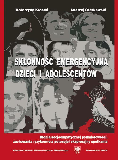 Обложка книги под заглавием:Skłonność emergencyjna dzieci i adolescentów