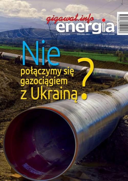 Обложка книги под заглавием:Energia Gigawat nr 1/2020