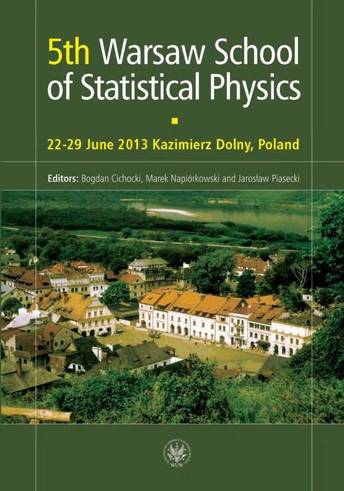 Okładka książki o tytule: 5th Warsaw School of Statistical Physics