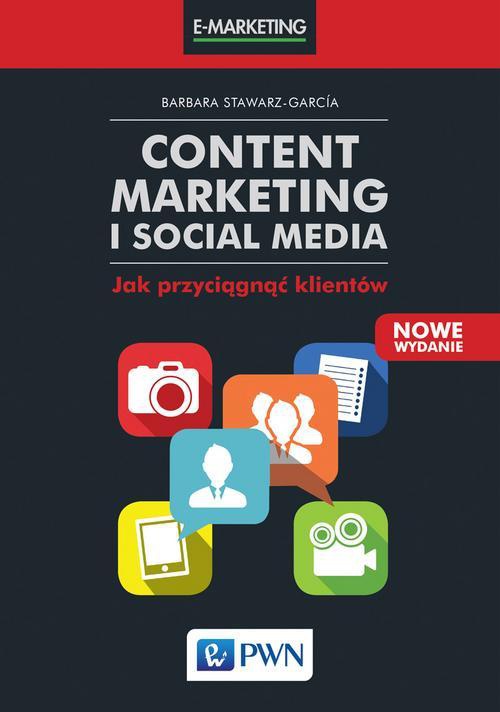 The cover of the book titled: Content Marketing i Social Media