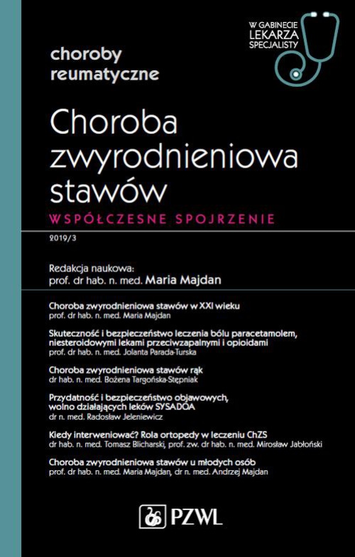 The cover of the book titled: W gabinecie lekarza specjalisty. Choroby reumatyczne. Choroba zwyrodnieniowa stawów