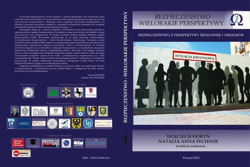 The cover of the book titled: Bzpieczeństwo z perspektywy środowiski i obszarów t. 1.