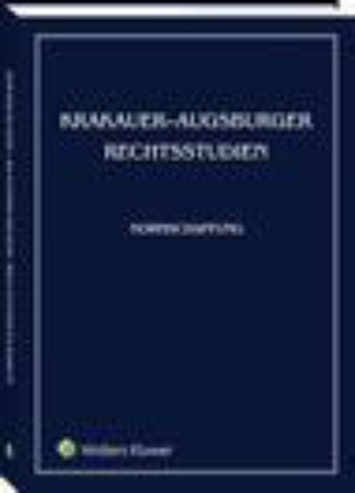 Okładka:Krakauer-Augsburger Rechtsstudien. Normschaffung 