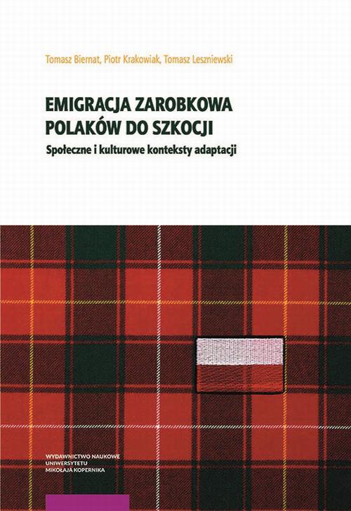 Обкладинка книги з назвою:Emigracja zarobkowa Polaków do Szkocji