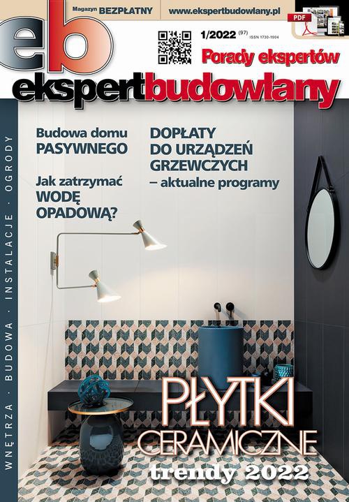 The cover of the book titled: Ekspert Budowlany 1/2022