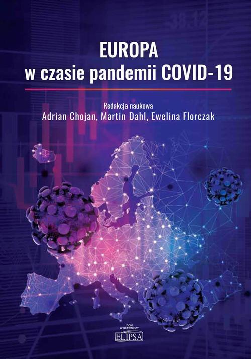 Okładka książki o tytule: Europa w czasie pandemii COVID-19