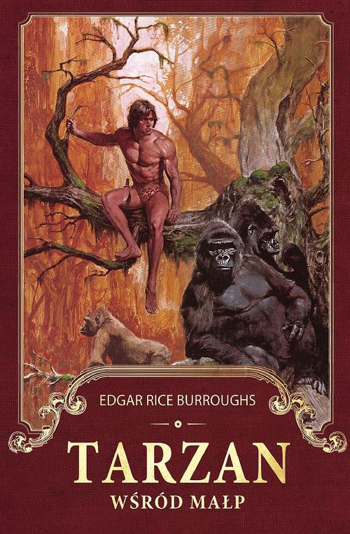Okładka książki o tytule: Tarzan wśród małp