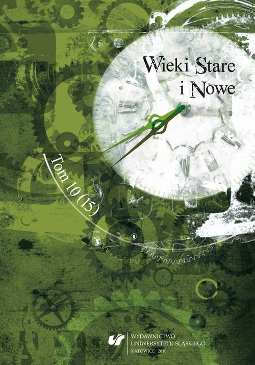Обложка книги под заглавием:Wieki Stare i Nowe. T. 10 (15)