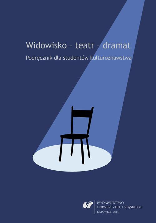 Обложка книги под заглавием:Widowisko - teatr - dramat. Wyd. 2. popr. i uzup.