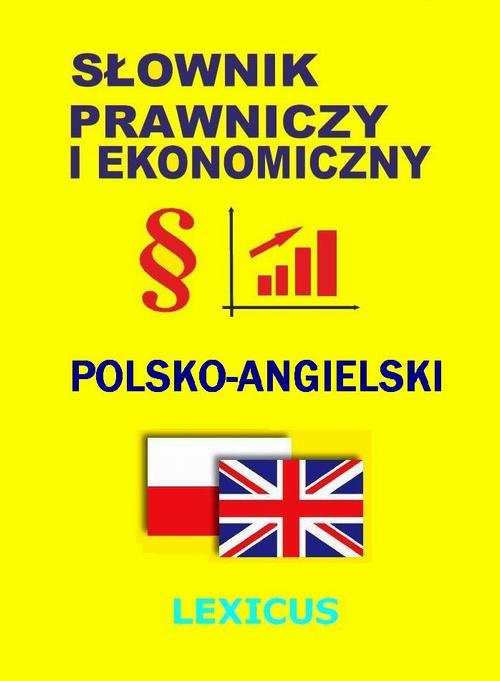 Обложка книги под заглавием:Słownik prawniczy i ekonomiczny polsko-angielski