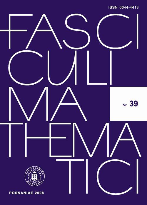 Okładka książki o tytule: Fasciculi Mathematici 2008/39