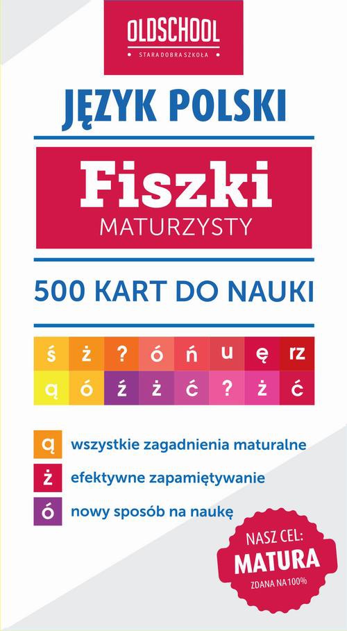 Обложка книги под заглавием:Język polski. Fiszki maturzysty