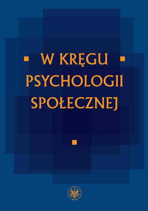 Обложка книги под заглавием:W kręgu psychologii społecznej