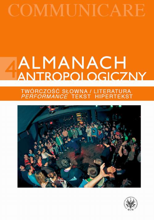 Okładka:Almanach antropologiczny. Communicare. Tom 4 