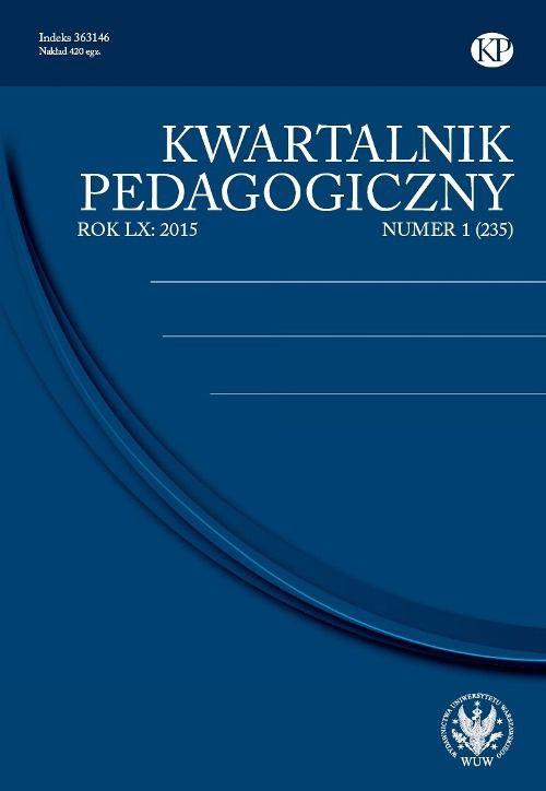 Okładka książki o tytule: Kwartalnik Pedagogiczny 2015/1 (235)