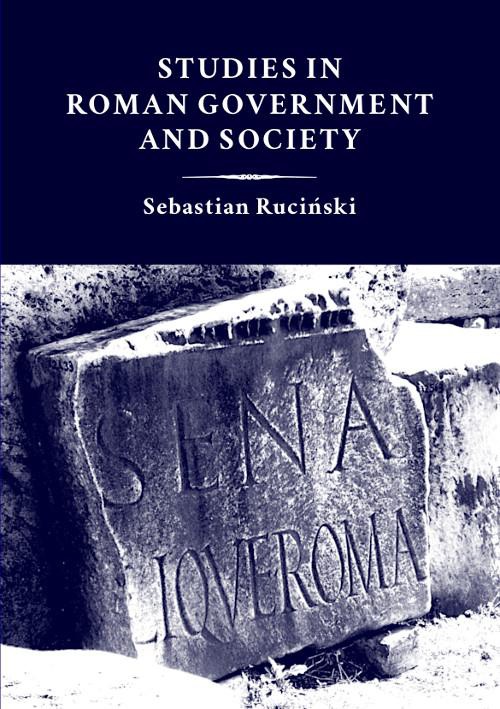 Обкладинка книги з назвою:Studies in Roman government and society