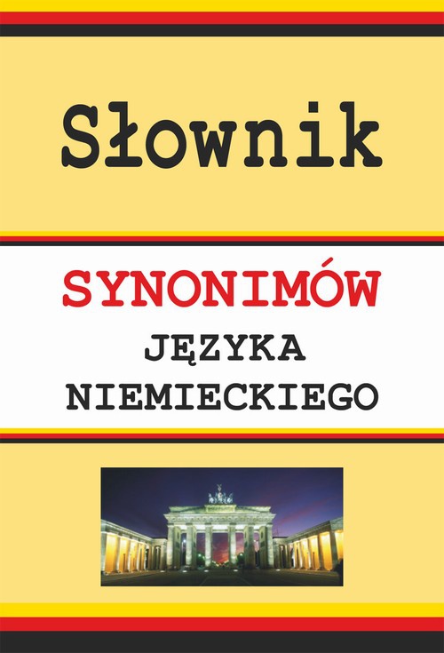 The cover of the book titled: Słownik synonimów języka niemieckiego