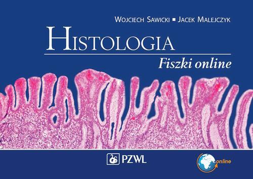 The cover of the book titled: Histologia. Fiszki online